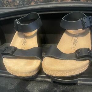 Papillio Black and Tan Women's Sandals